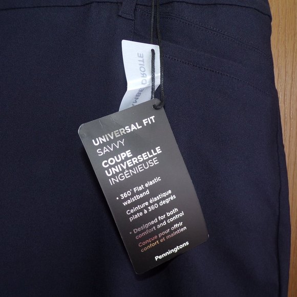 NWT Penningtons Straight Leg Pull On Pants - Picture 6 of 7